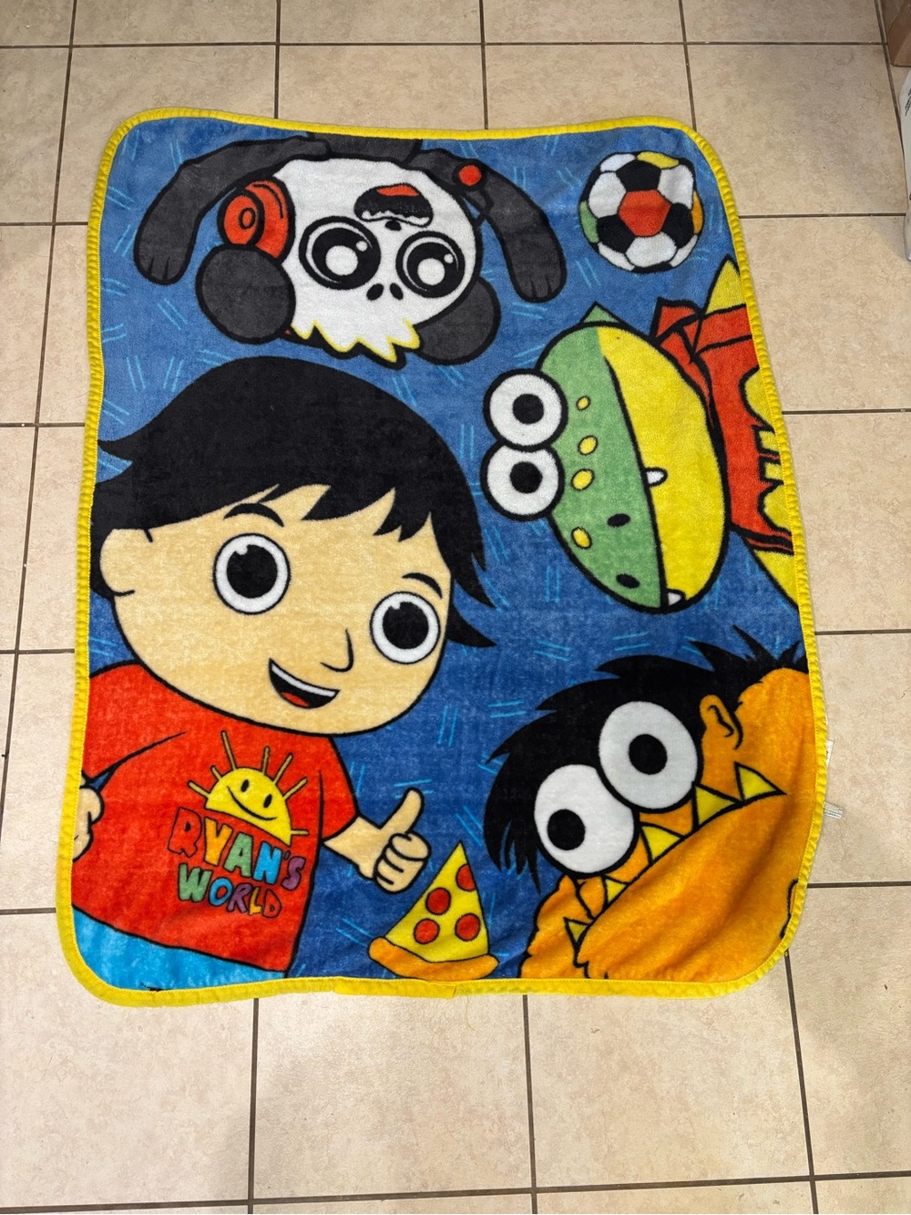 RYAN'S WORLD Super Soft Plush Throw Blanket Bedding